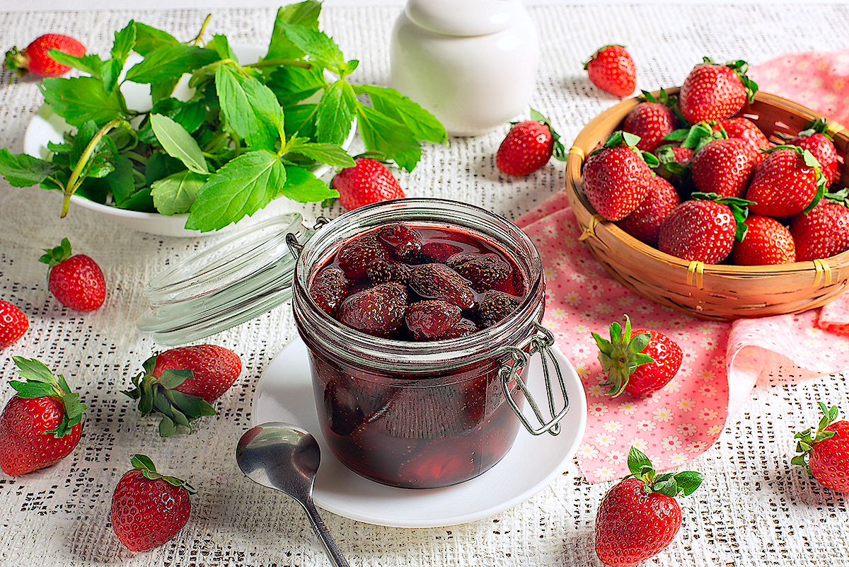 Сироп клубничный (заготовка на зиму)