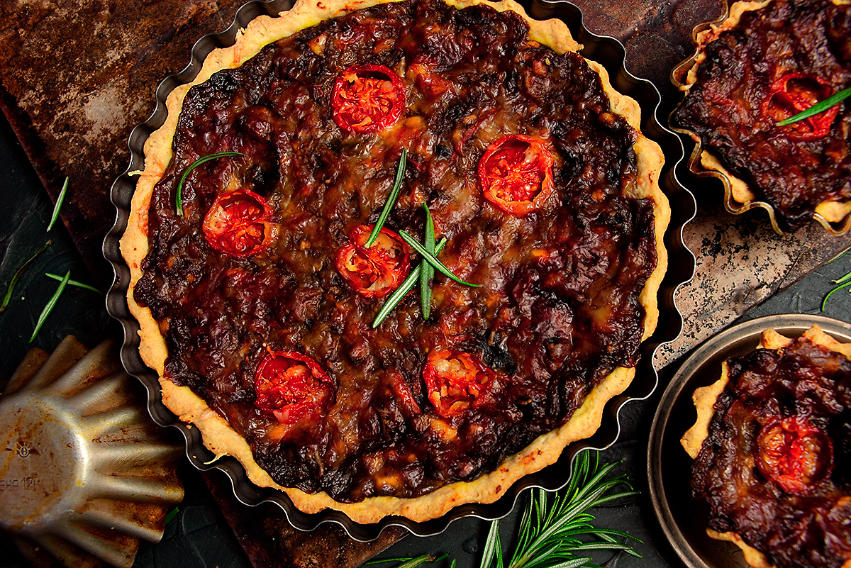 Пирог с грибами