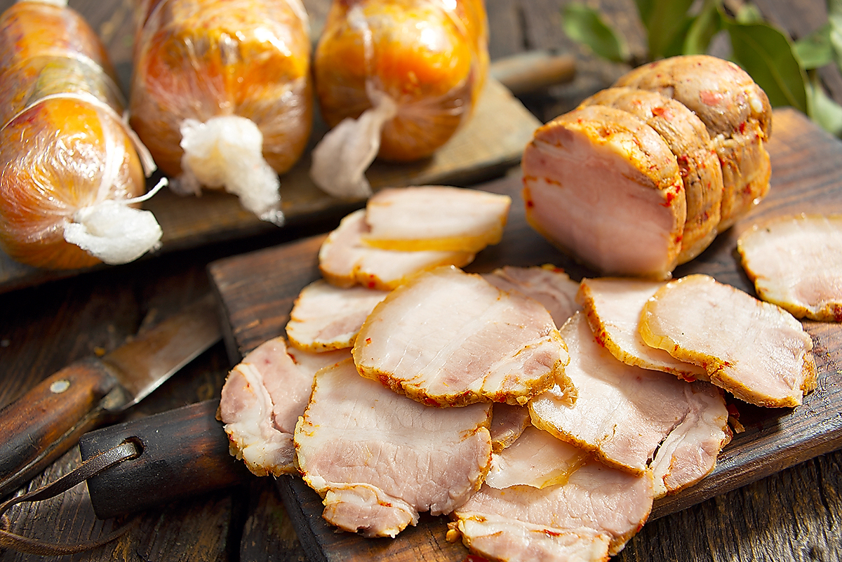 Вареное сало